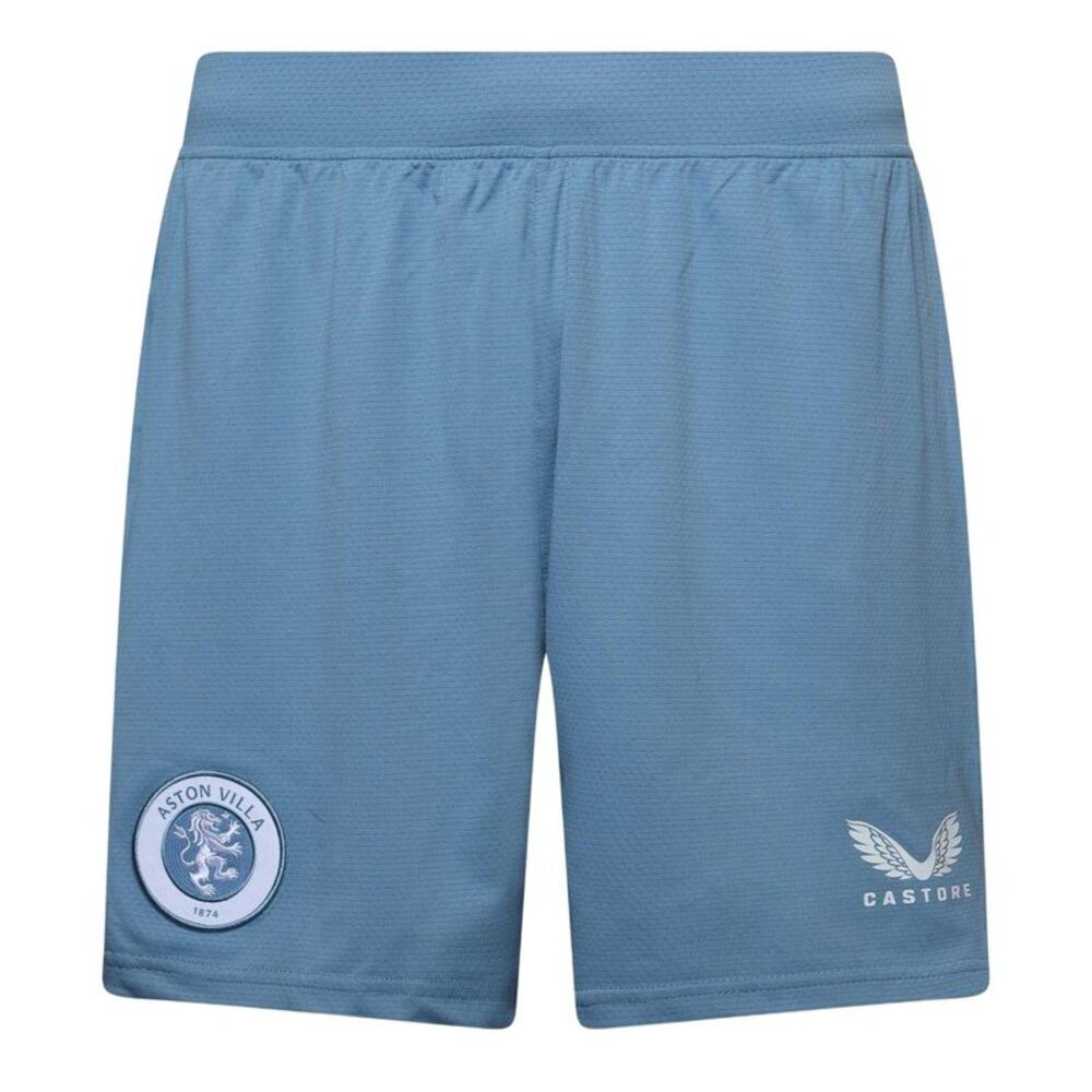 Castore Womens/Ladies Aston Villa FC Football Shorts / Blue Shadow/Deep Depths